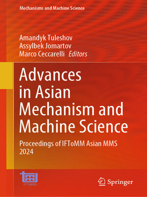 cover image of Advances in Asian Mechanism and Machine Science